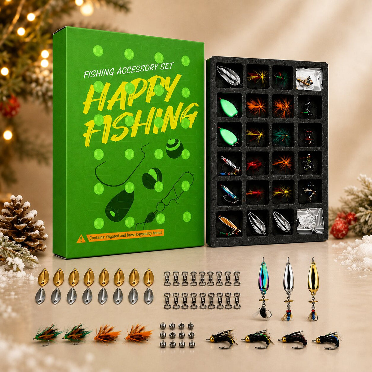 Fishmas - Wędkarski kalendarz adwentowy z ozdobami