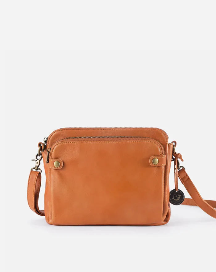 EliteBag - Leren crossbody schoudertassen