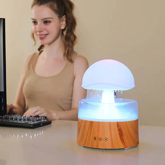 Calm Cloud - Humidificateur d'air silencieux avec lumière douce pour le confort
