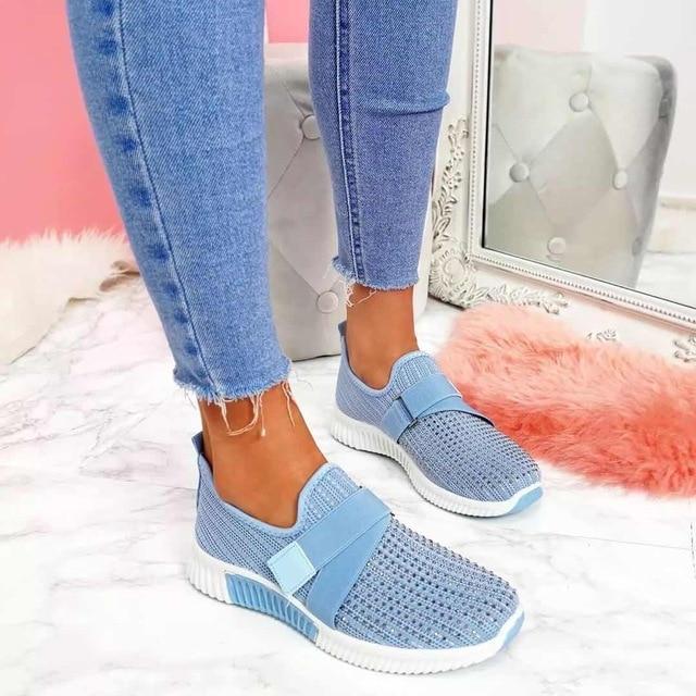 Mali - Mesh sneakers with cushioned sole and elastic band