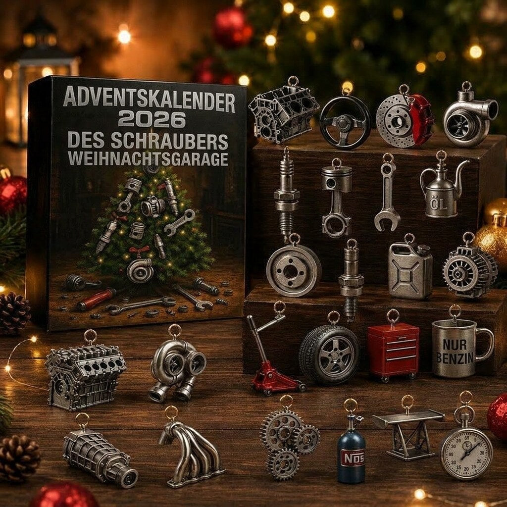 Gearvanta - Adventní kalendář automobilové dílny s 24 kovovými miniaturami