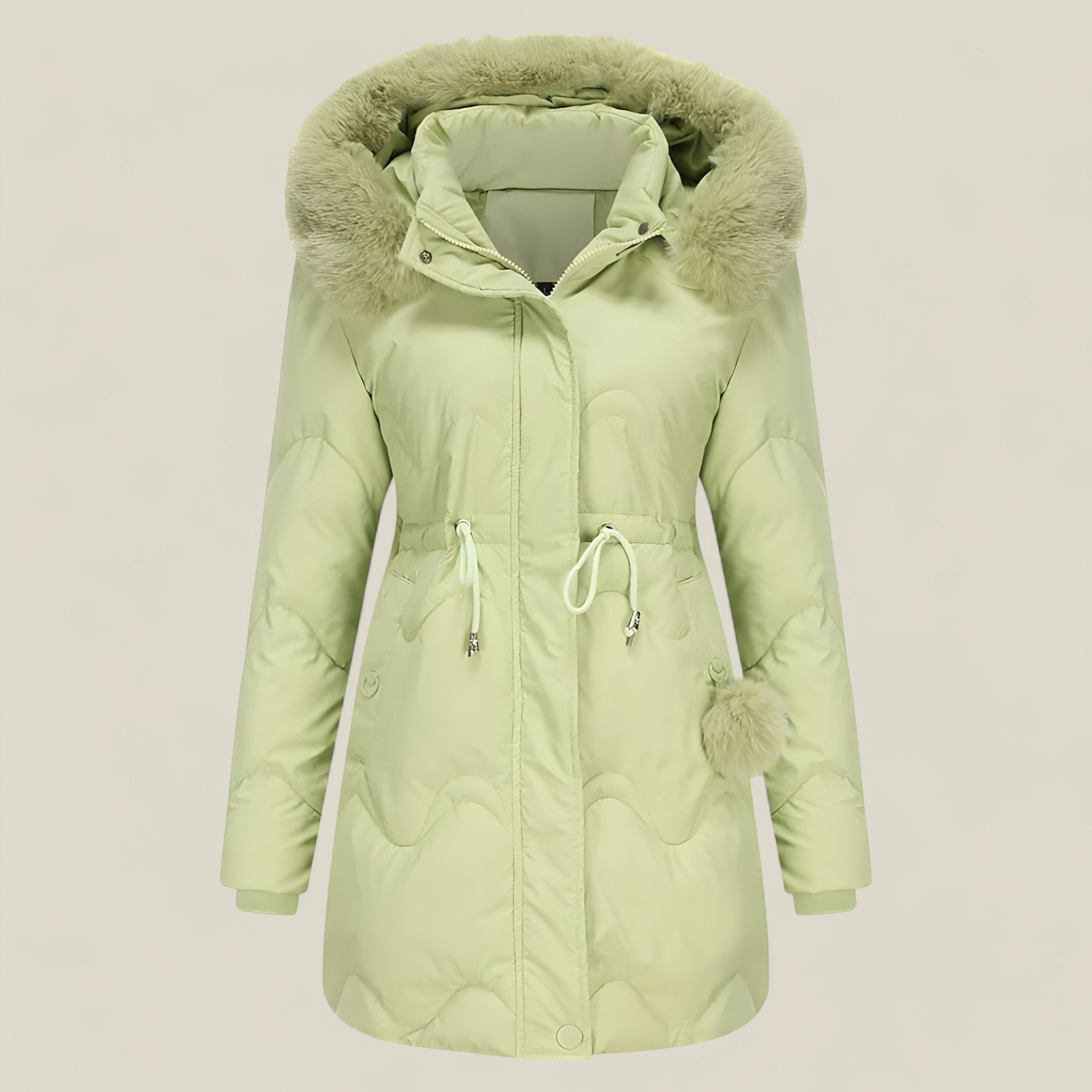 Scarlett - Winter Coat with Slim Fit, Insulated Hood, and Functional Pockets