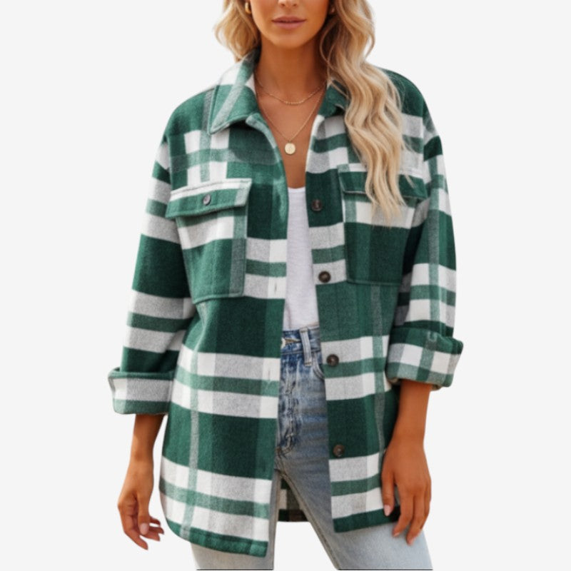 Cyrilla - Veste à manches longues avec fermeture à boutons