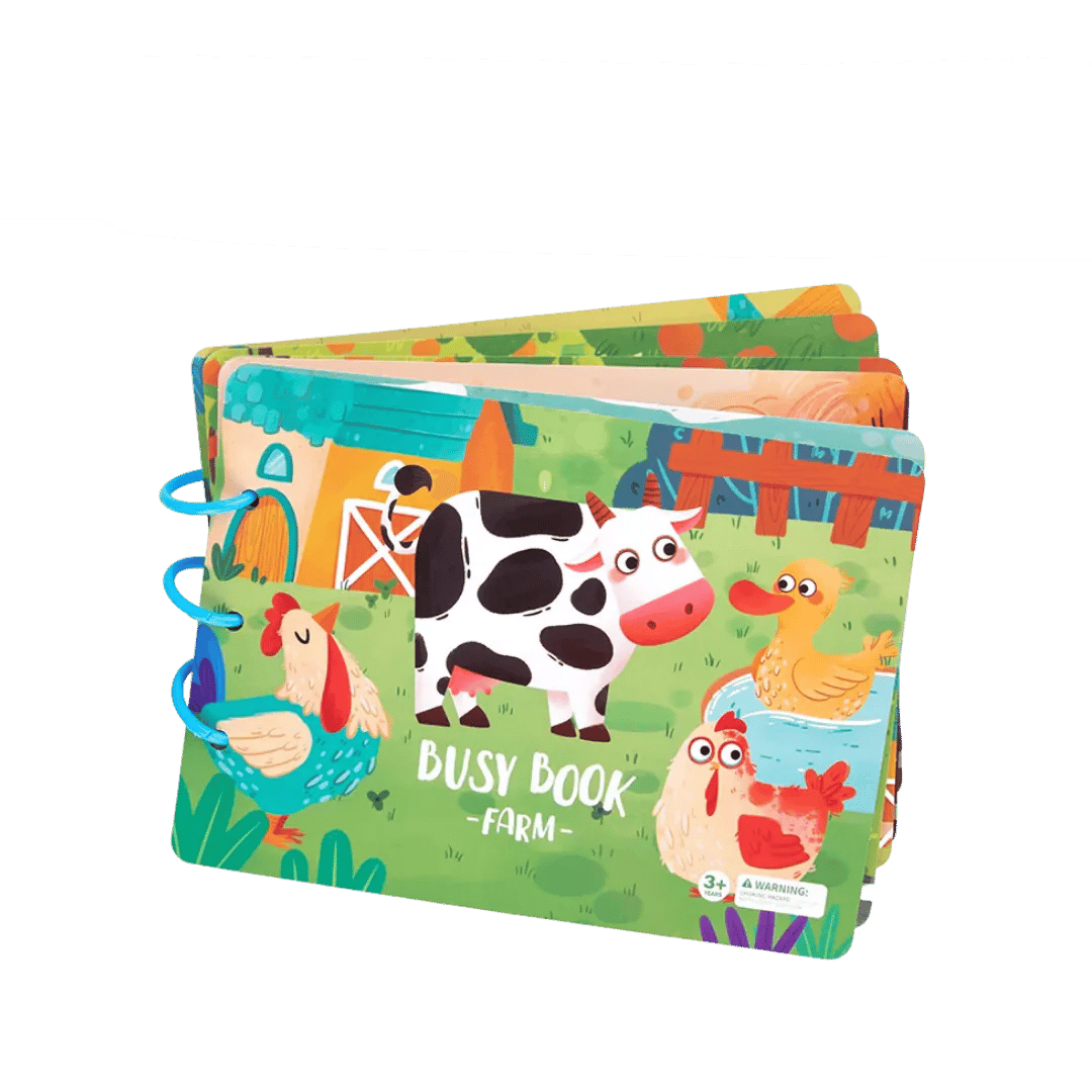 CurioBook - Sensorisch avonturenboek voor verkenning door kinderen
