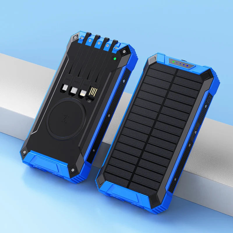 SunCharge - Powerbank solar cu multiple porturi de încărcare