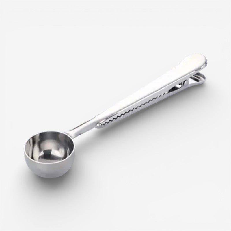 BrewMate – Cuillère doseuse pour café avec clip de fermeture