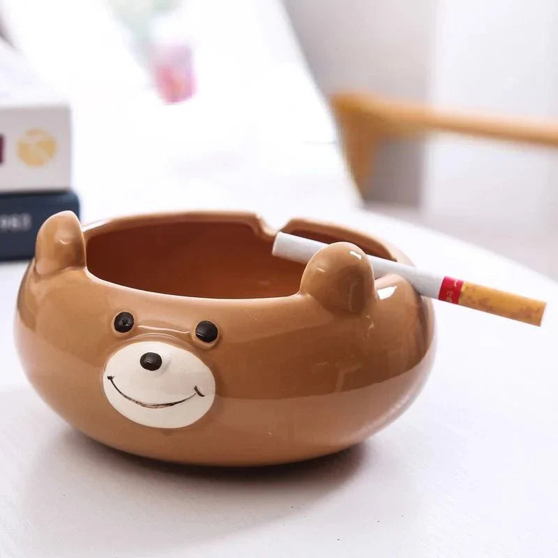 AnimalCraft - Cute animal-shaped ashtray for unique decoration