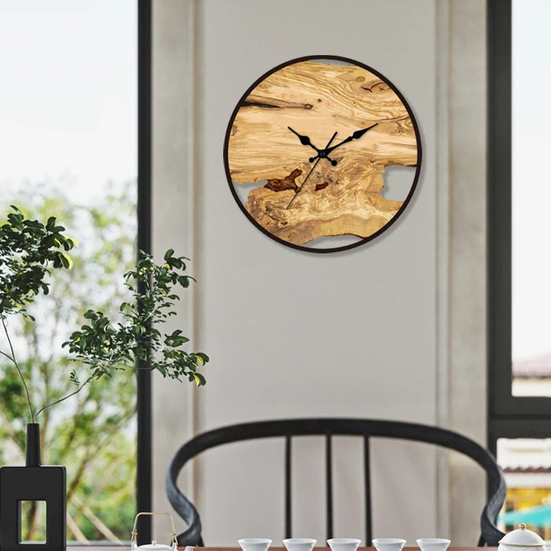CrystalHour - Orologio da parete trasparente ed elegante per interni moderni