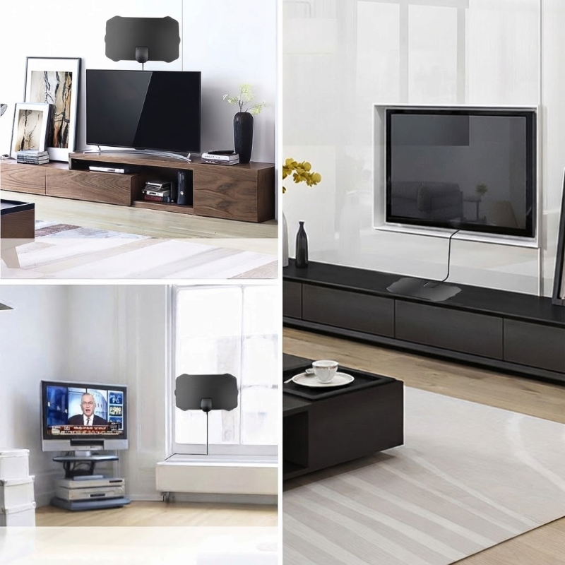 SignalVista – pokojová digitální TV anténa se zesilovačem signálu pro televizory s rozlišením 1080P a 4K