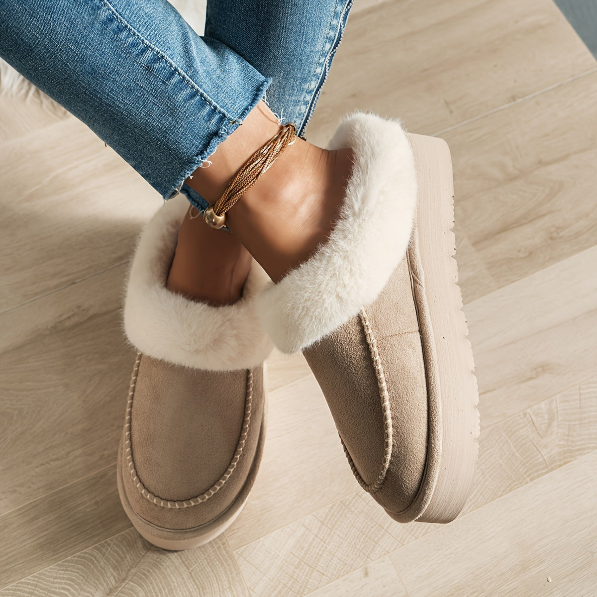 Hannah - Cozy slippers with soft lining and durable sole