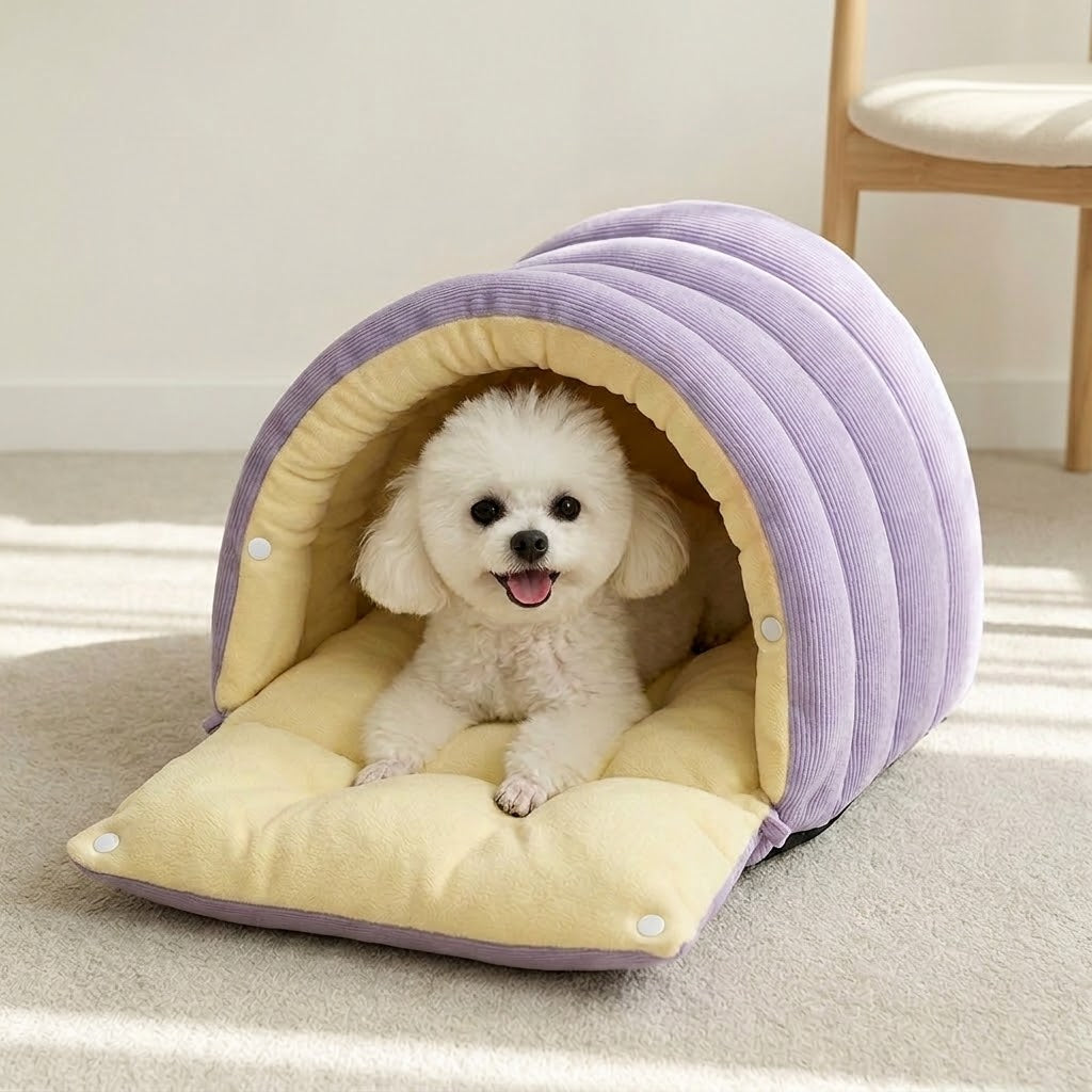 PawHaven - Pet Shelter with Removable Roof And Textured Base