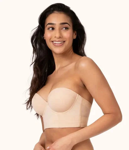 Sophia - Elegant Strapless Push-Up Bra for Invisible Support