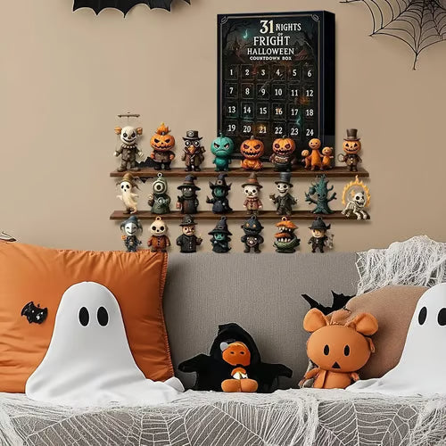 Halloween Countdown Box with 31 Mini Figures