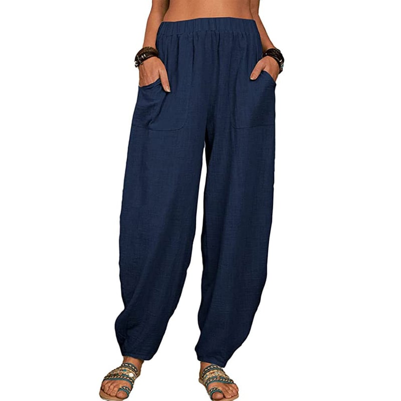 Olivia – Elegante broek met elastische taille en praktische zakken