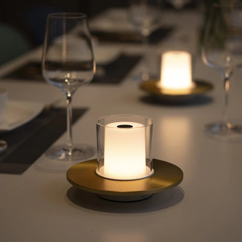 AuraGlow - Stylowa bezprzewodowa lampa z obsługą gestów i nowoczesnym designem