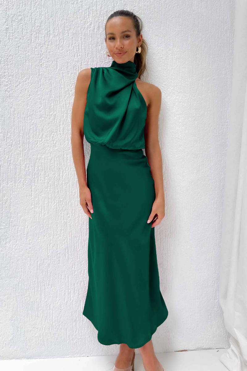 SummerGlow™ - Chic Midi Dress