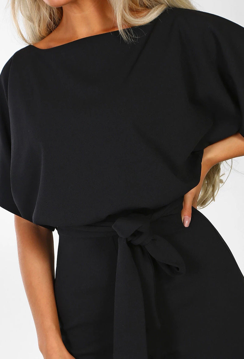 Camila - Combinaison chic à jambes larges avec une touche moderne