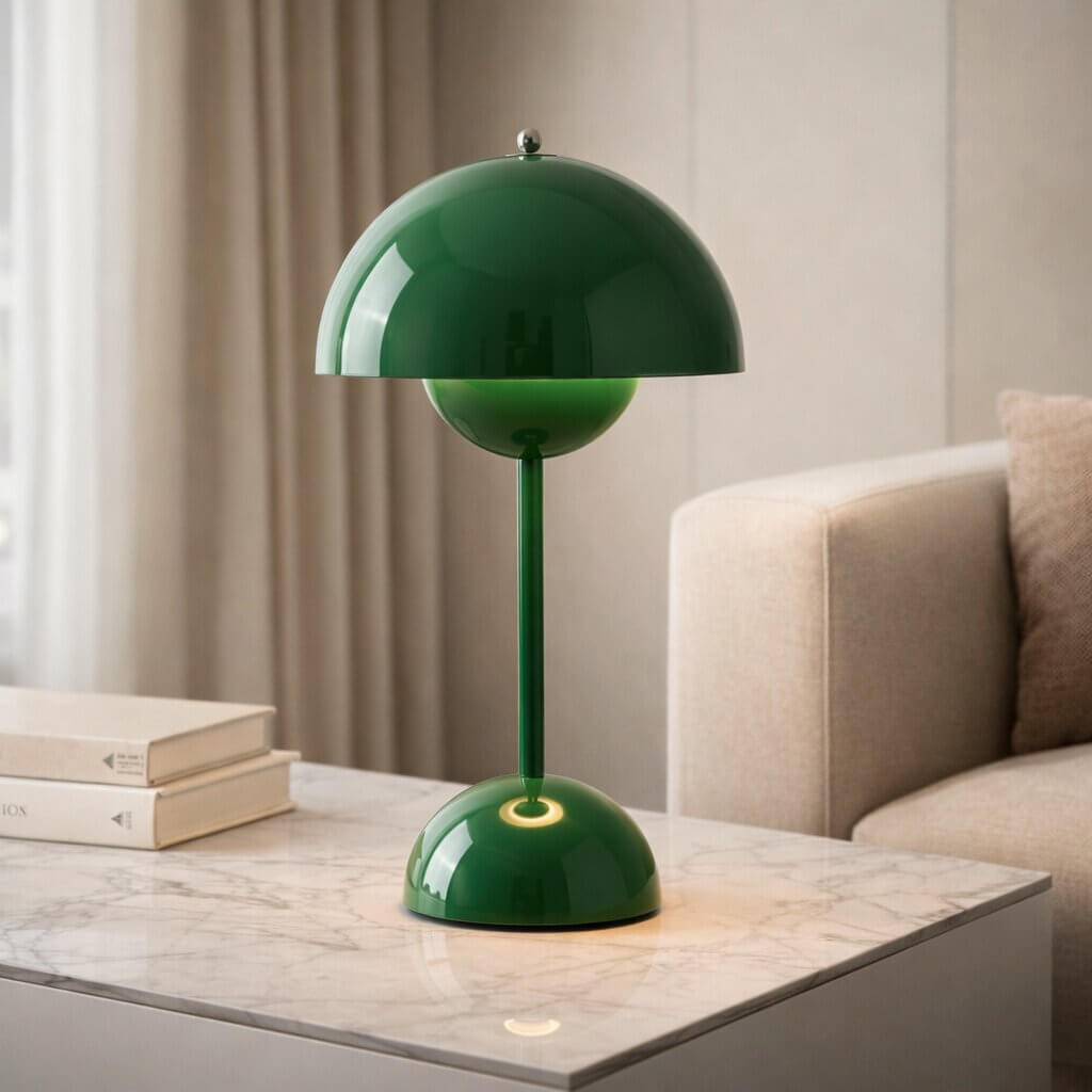 GlowEase - Candeeiro de mesa LED sem fios com luminosidade ajustável