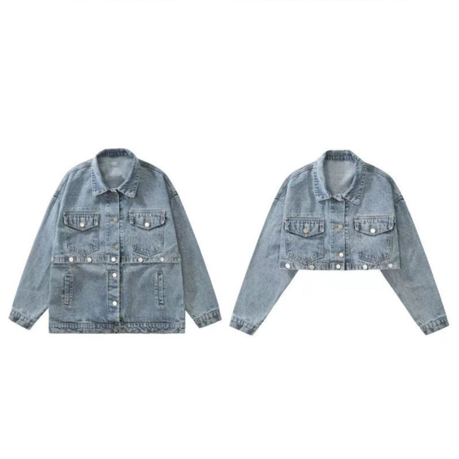 Emma - Giacca di jeans elegante con maniche lunghe