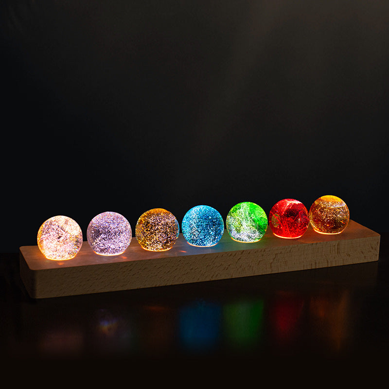 AuraGlow - Enchanting cosmic lamp with mesmerizing glow