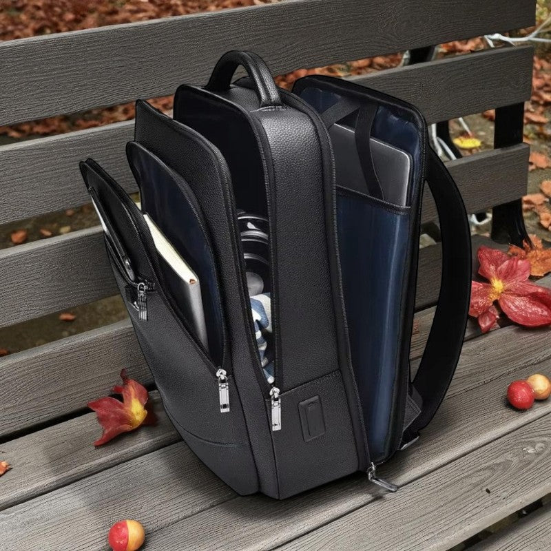 CarryMate – Ekskluzywny plecak na laptopa z portem USB i wieloma przegródkami