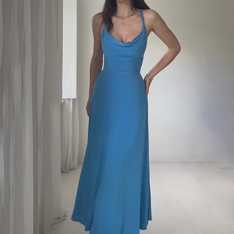 ChicSculpt™ - Rochie Maxi Cu Bretele Fără Spate