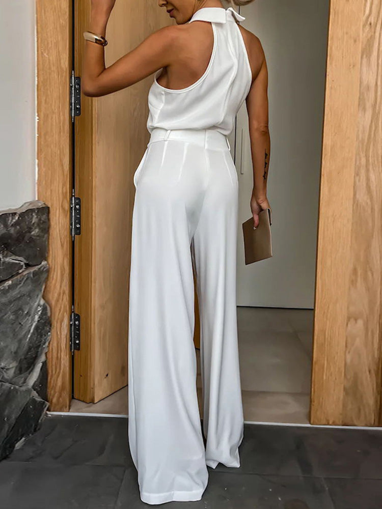 EternaChic™ - Wijde Beencoverall Voor De Zomer