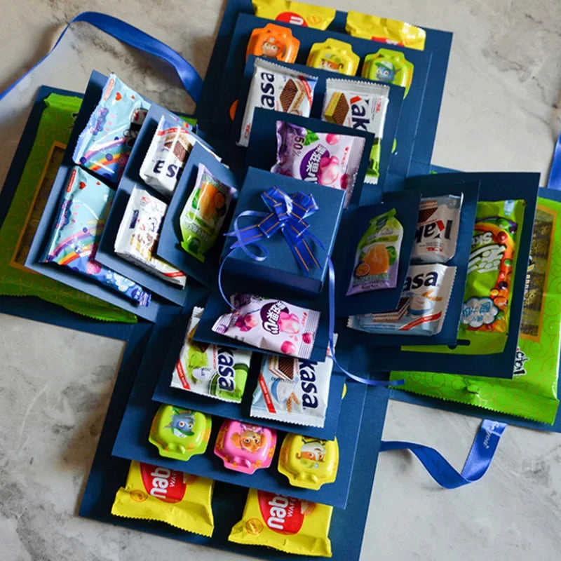 GiftNest - Többrétegű és több rekeszes robbanódoboz