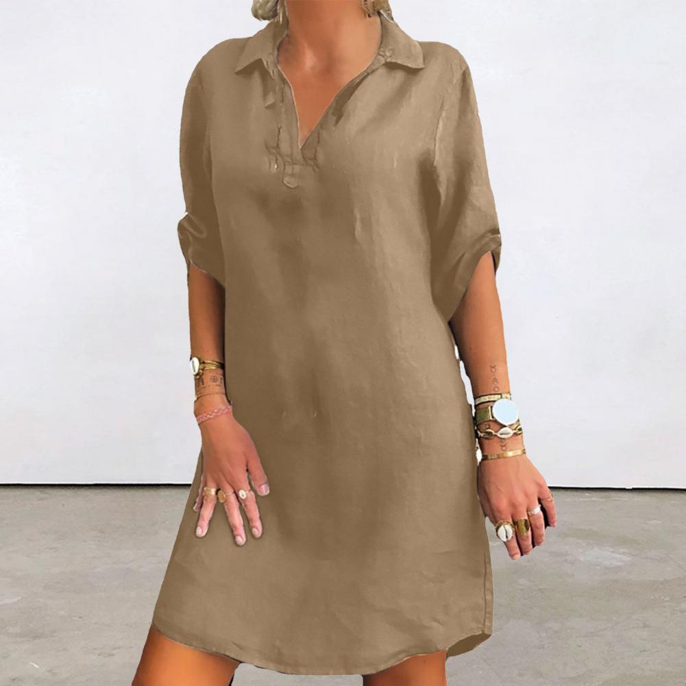 LuxeLinen™ - Rochie elegantă fără efort