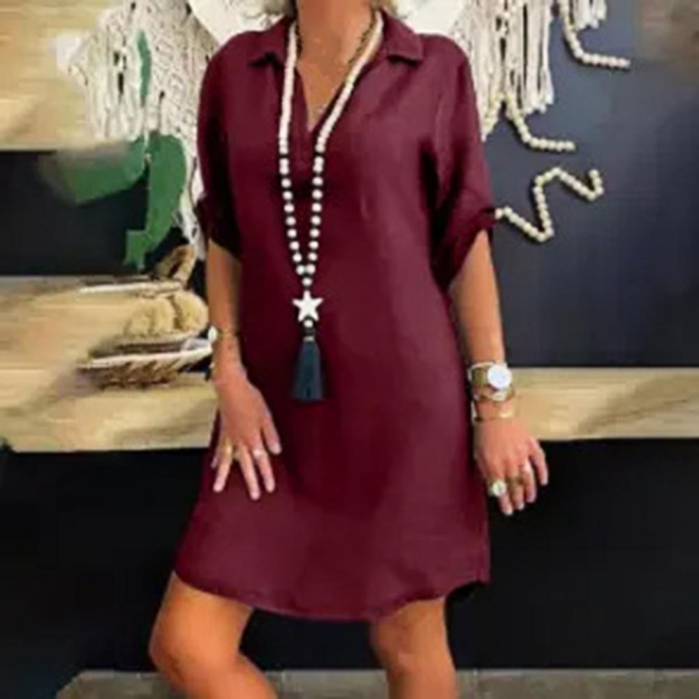 LuxeLinen™ - Rochie elegantă fără efort
