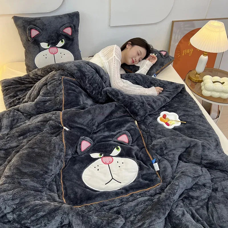 Pillowen - Convertible Blanket With Foldable Blanket-to-Pillow Design