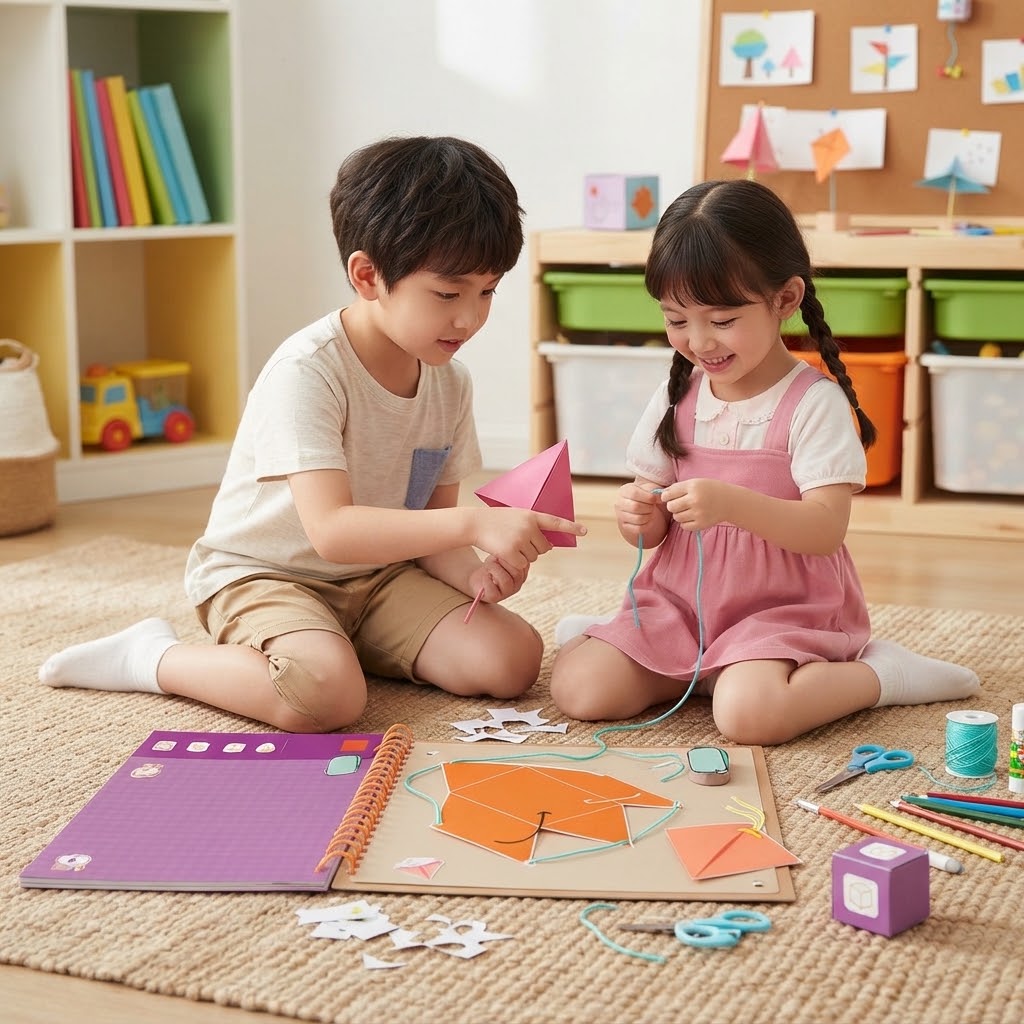 GeoString - Educational Book With Pull String For 3d Geometry