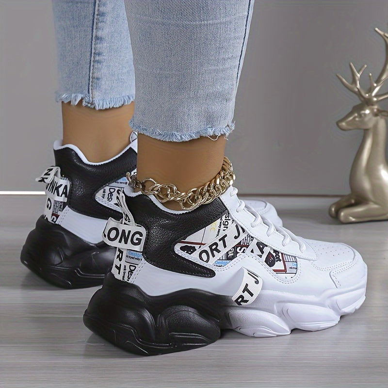 Dagmar - Casualowe sneakersy z antypoślizgową podeszwą i regulowanym dopasowaniem