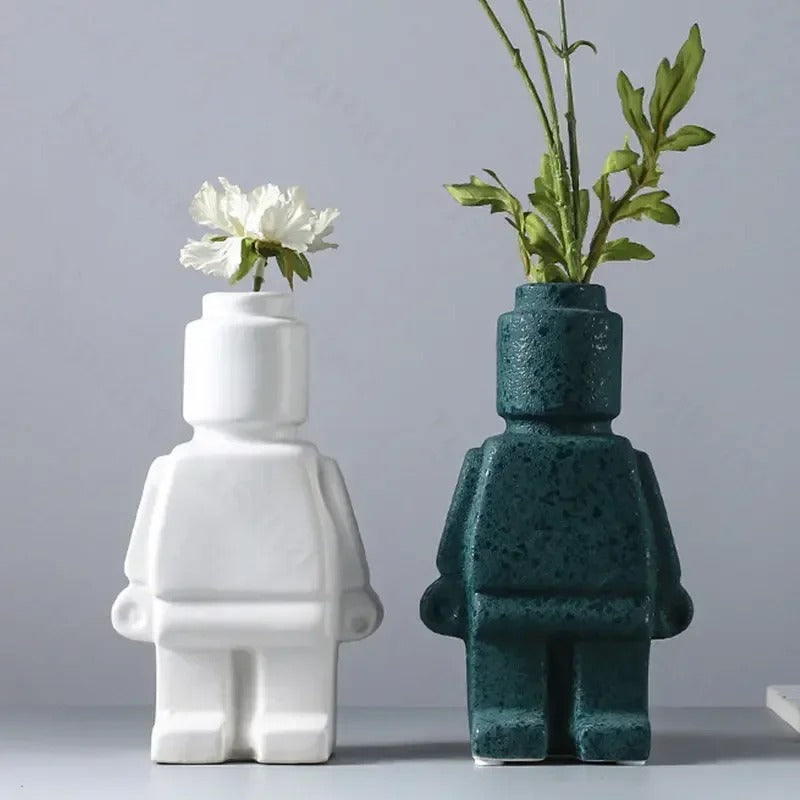 BloomMate - Vaso Lego originale per decorazioni personali | 1+1 Gratis
