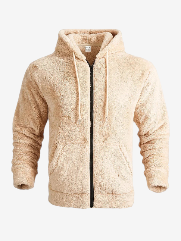 TeddyZip – kurtka z kapturem, polarową podszewką i zapięciem na całej długości