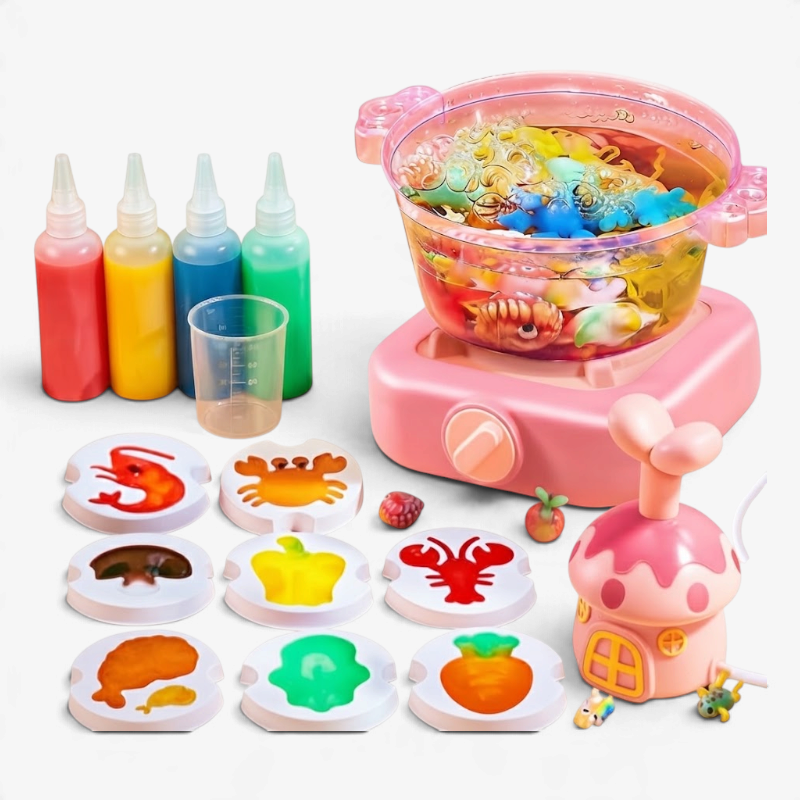 AquaMold - Kit para crear figuras de agua en 3D con herramientas y moldes interactivos