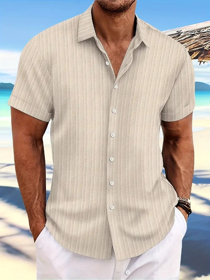 Fritz - Chemise décontractée à manches mi-longues