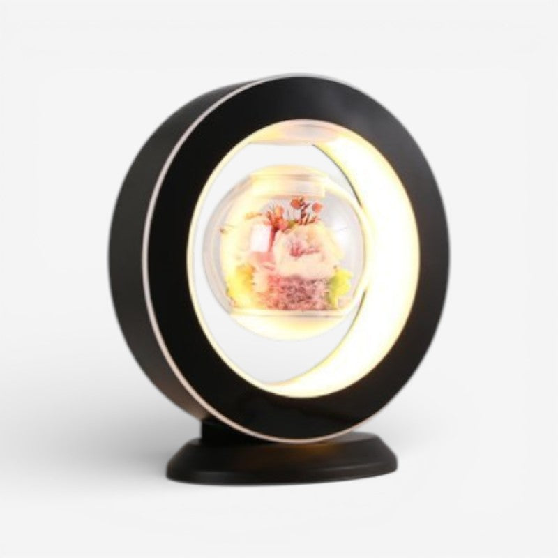 Regalo per la Festa della Mamma | Lampada da Scrivania USB con Fiore Fluttuante