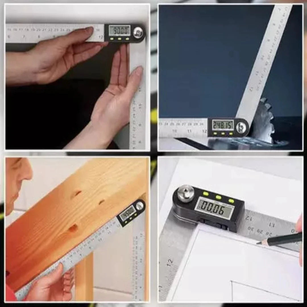AngleMaster - Digitální úhloměr na dřevo pro přesné a snadné měření