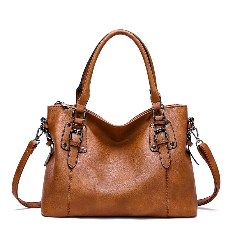 Isabel - Sac à main rétro multi-poches au design vintage élégant