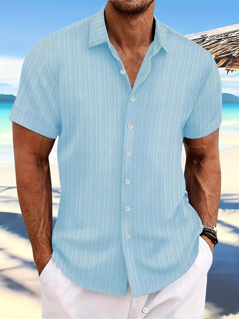 Fritz - Chemise décontractée à manches mi-longues
