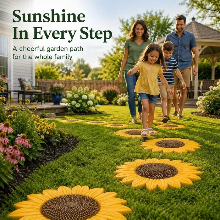 Petalflex - Reusable Mold For Decorative Stones With Sunflower Design