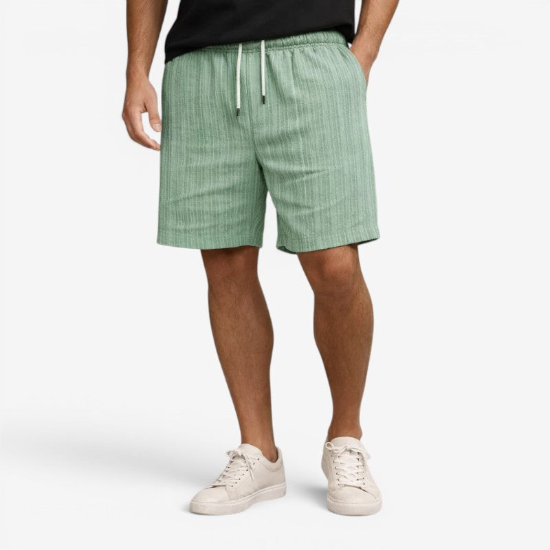 Pantaloncini da uomo con coulisse in vita e tasche laterali