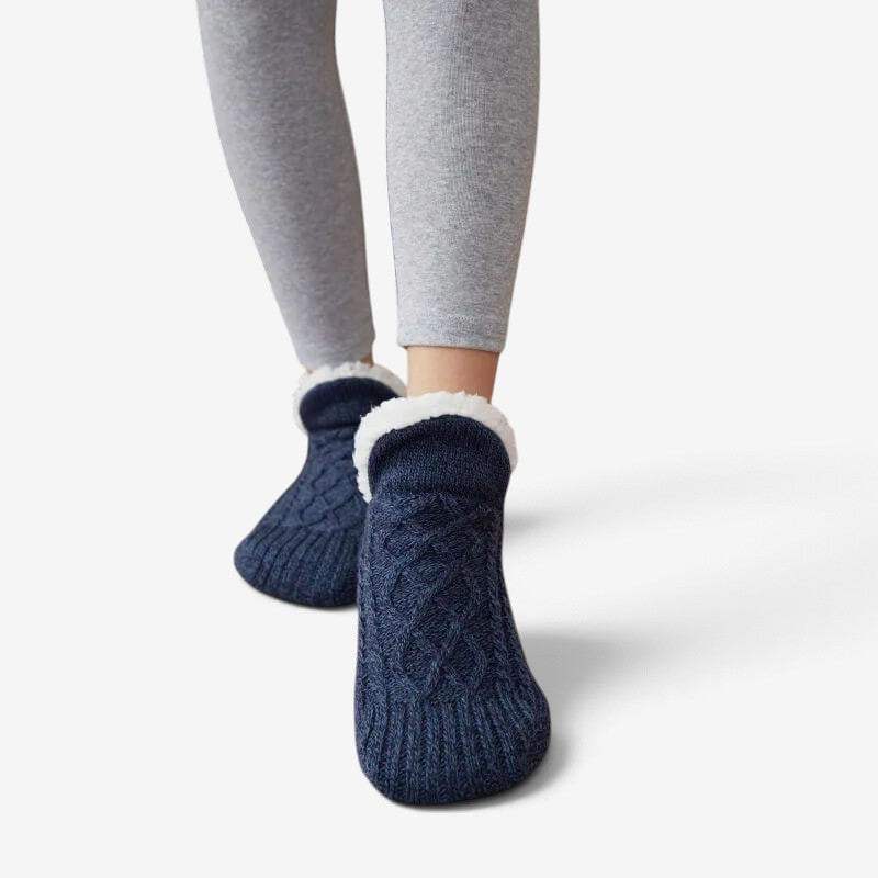 KnitStep - Knitted Slipper Socks With Anti-Slip Sole