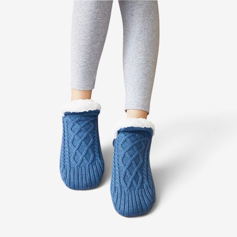 KnitStep - Knitted Slipper Socks With Anti-Slip Sole