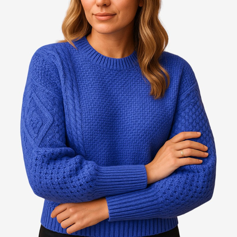 Jemma - Maglione a manica lunga con scollo tondo