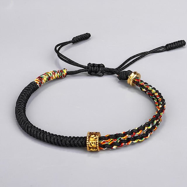 Audrey - Lucky Bracelet with Tibetan Design for Luck and Protection