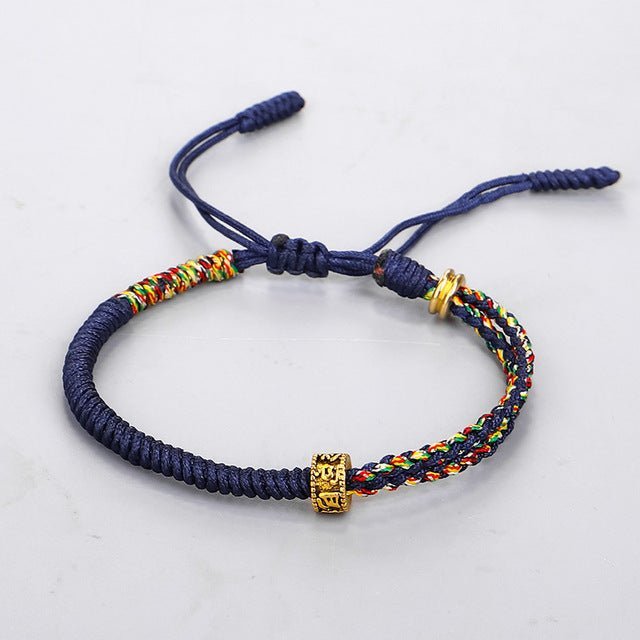 Audrey - Lucky Bracelet with Tibetan Design for Luck and Protection