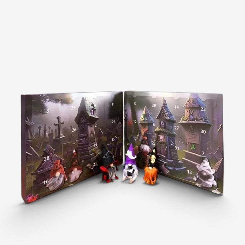 FestiGnome - Kalendarz adwentowy z pluszowymi figurkami skrzatów