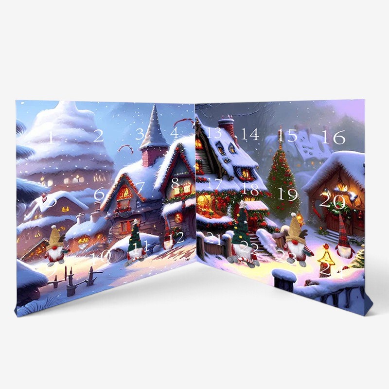 FestiGnome - Kalendarz adwentowy z pluszowymi figurkami skrzatów
